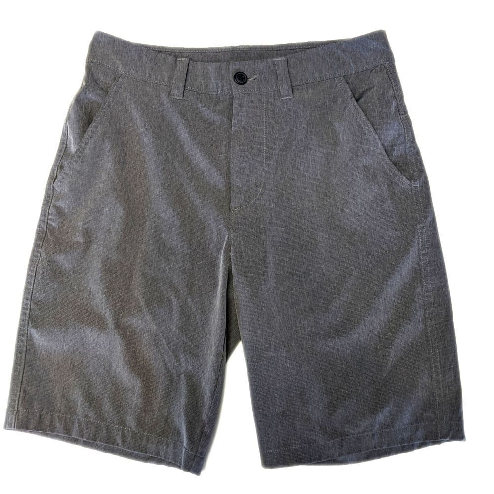 5/$55 Old Navy Active men's grey shorts, zip & button, 4 pockets, size 28